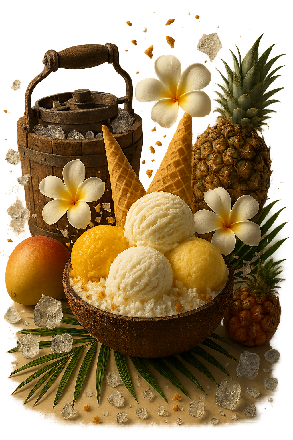 Dessert glacé artisanal